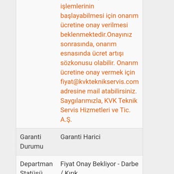 TCL Tablet İkinci Kez Aynı Sorun