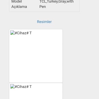 TCL Tablet İkinci Kez Aynı Sorun