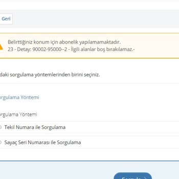 CK Boğaziçi Elektrik Abonelik Alırken Hata Alıyorum