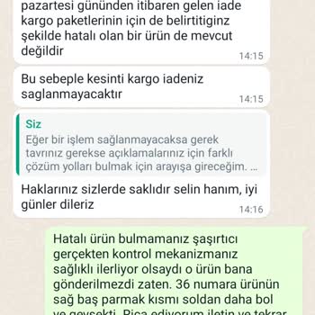 Nişantaşı Shoes Hatalı Üründe İade Kesintisi!