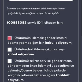 Reeder Açıklamasız Teknik Servis Ücreti