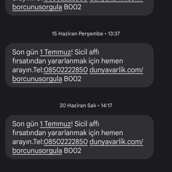 Dünya Varlık Şirketi Çıkarılan Yasalara Uymuyor.