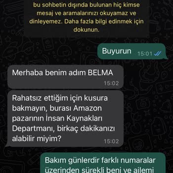 WhatsApp Yabancı Numaraların WhatsApp'tan Araması