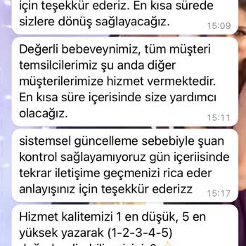 Ebebek Ürün Tedarik Edilmedi