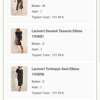 Modamizbir.com İptal Ettiğim Ürünlerde Param İade Olmadı