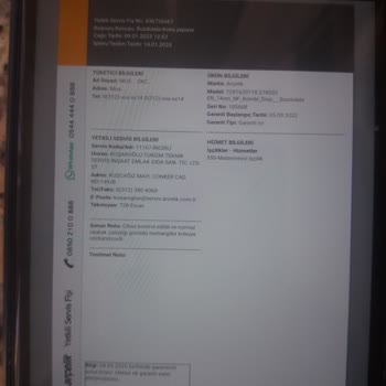 Arçelik 274532eb Kodlu Buzdolabının 3 Kez Arıza Vermesi