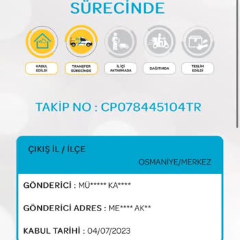 PTT Kargo Kargom Elime Ulaşmadı