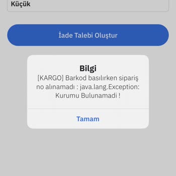 PttAVM İade Etmek İstediğim Ürünü Edemiyorum.