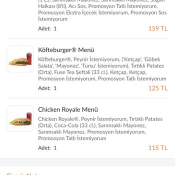 Burger King Trendyol Yemek Hizmeti Şikayeti Bir Daha Sipariş Etmem