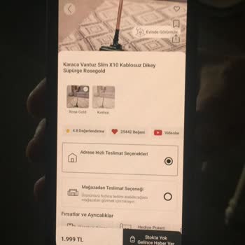 Karaca Züccaciye Karaca Karşıyaka Mağazasından Aldığım Süpürgeyle İlgili Sorun