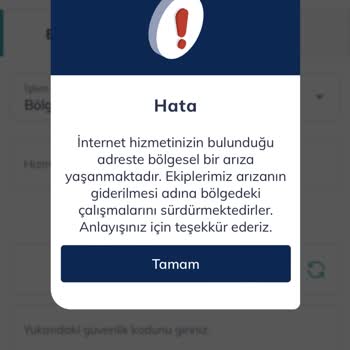 Vodafone Net Bölgesel Altyapı Sorunu