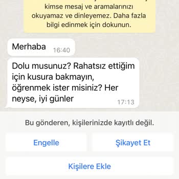 WhatsApp Yurt Dışı Bilmediğim Bir Numaradan Mesaj Almak