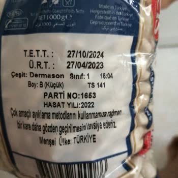 Reis Gıda Reis Kuru Fasulye