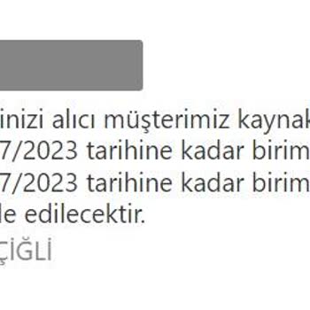MNG Kargo Kargonun Teslim Edilmemesi