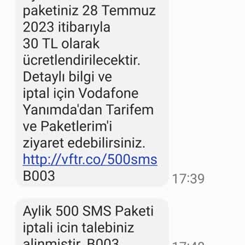 Vodafone Çok Zam Yaptı!