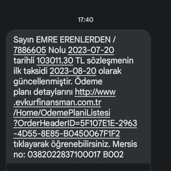 Evkur Ürün Almadığım Halde Borçlu Gösteriyor