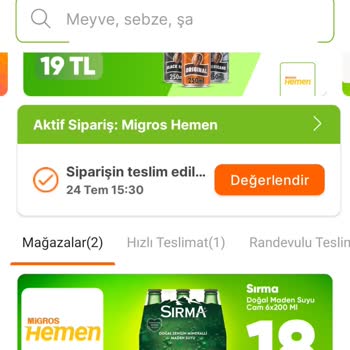 Hepsiburada Market Reklam Ettiği Fiyattan Satış Yapmıyor.