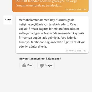 Yuru Design Kargo Firması Ve Satıcı