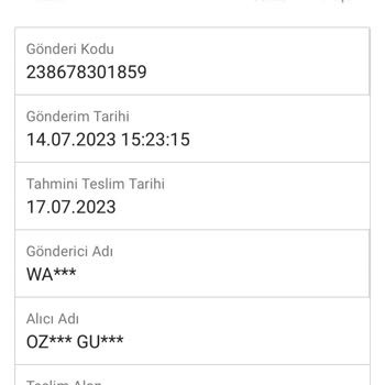 Sendeo Kargomu Haftalardır Getirmiyor.