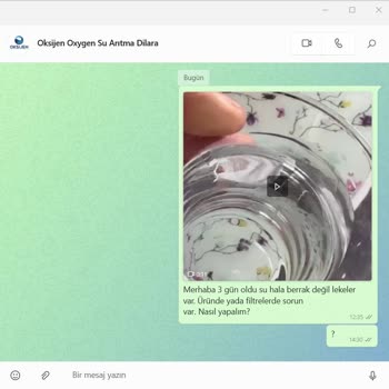 Oksijen Su Arıtma Sistemleri Su Arıtma Cihazı Temiz Su Vermiyor