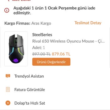 Trendyol Para İadesi Sorunu