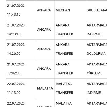 Aras Kargo Ürünüm Aktarmada Kayıp