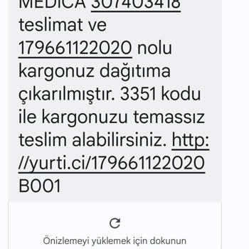 Yurtiçi Kargo Sahte Ürün Gönderilmesi