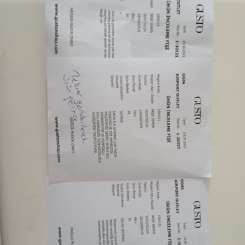 Gusto Giyim Ürün Kalitesinden Kaynaklanan Problemler