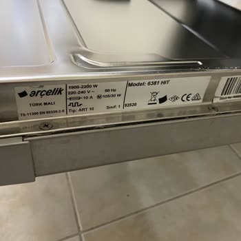 Arçelik 6381 Hit Model Bulaşık Makinesi Sepet Paslanması