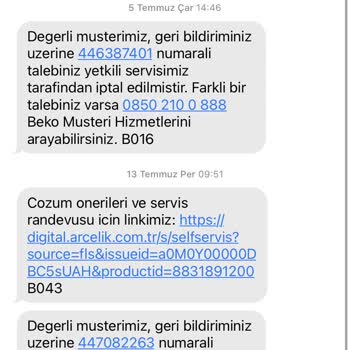 Beko Yedek Parça Tedarik Sorunu