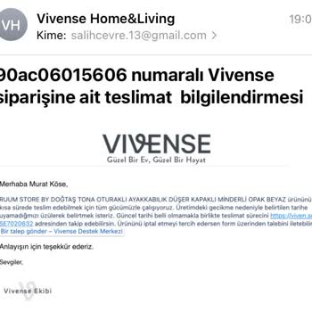 Vivense Israrla Teslim Almadığım Ürünü İptal Etmiyor