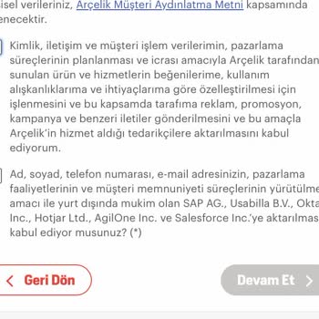 Arçelik Ve Kişisel Verileri 3. Kişilerle Paylaşma Sorunu