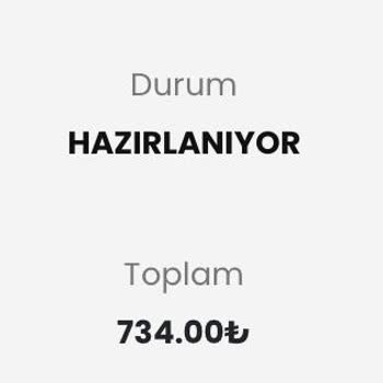 BygWear Siparişim Hâlâ Hazırlanıyor Gösteriyor