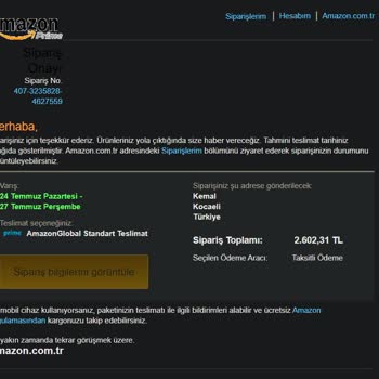 Amazon Siparişim Yaklaşık 20 Gün Sonra İptal Oldu Ve Ardından Zam Yaptılar.