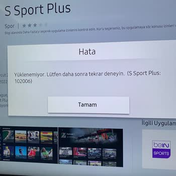 Samsung Samet TV Yüklenmiyor Hatası