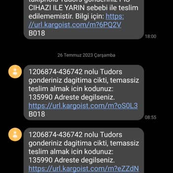 Tudors Gömlek Gelen Kargocu Gelmeyen Ürün