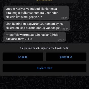 Jooble İş İlanlarından Başvurumda Sorun Yaşıyorum