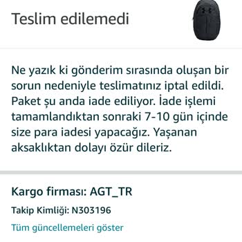 AGT Kurye (aynigunteslim.com) Kronikleşen Teslimat Sorunu AGT!