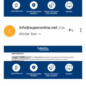 Superonline İnternet Kullanıcısı Değilim Ama Mail Alıyorum