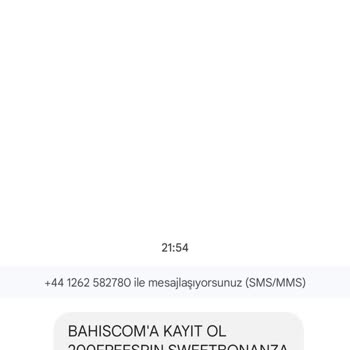 Sweet Bonanza Rahatsız Edici Mesajlar
