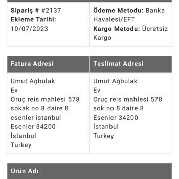 Arya Gross Ürün Gecikmesi Ve