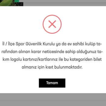 Passolig Kartı Kısıtlaması