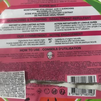 Sephora Kağıt Maskenin Tahriş Etkisi