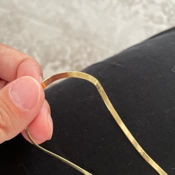 Altınbaş Mücevherat İtalyan Zincirim Kıvrıldı Kırılmak Üzere