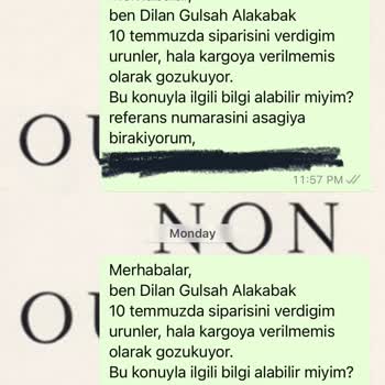 Selinecza'dan Yaptığım Alışveriş