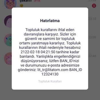 Litmeç Sebepsiz Ban Yemem