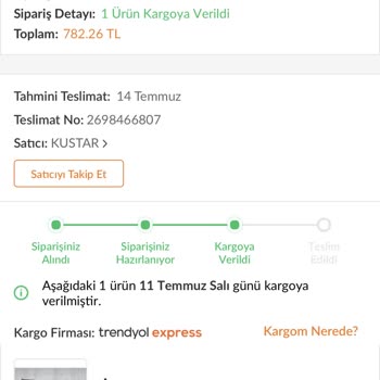 Trendyol Express Kargo Sorunu Güvensizsiniz