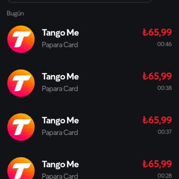 Tango Live Para İadesi İstiyorum