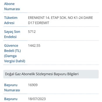Aksa Gaz Doğal Gaz Açılmaması