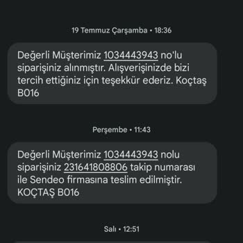 Koçtaş Teslimat Sorunu